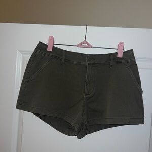Women's Olive Green Shorts